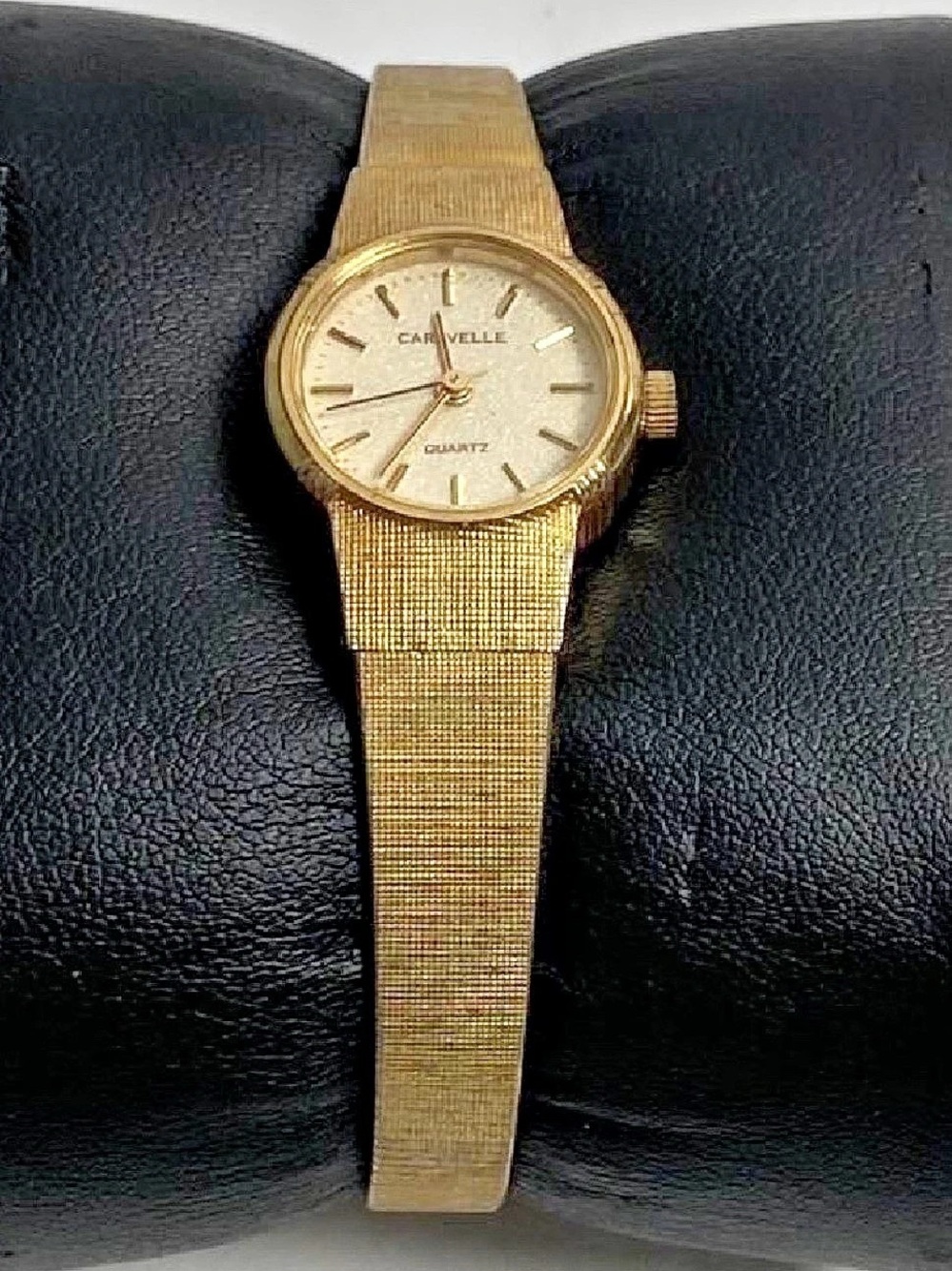 Caravelle Gold-Tone Quartz Watch